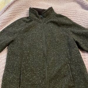 Warm dark winter jacket